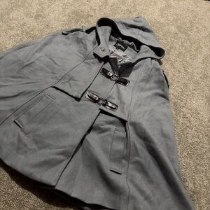 CHARTOU women’s poncho style wool jacket / top with great details‎ size medium